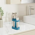 thumbnail image 6 of Tgbvmt Bathroom Toothbrush Rack Couples Toothbrush Cup Stand Set Space-Saving Toothbrush Holder with Drainage Detachable Base Easy to Clean Practical Organizer for Countertop Washbasin Bathroom, 6 of 6