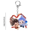 thumbnail image 3 of 3pcs Lindo Ne Zha Ao Bing Llavero Acrílico Llave Acrílica Mochila (b), 3 of 3