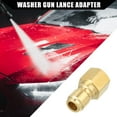 thumbnail image 3 of Adaptador de pistola de lavadora a presión macho universal para coche, bronce M14 x 1.5 tono cobre, 3 of 7