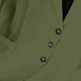 thumbnail image 4 of Spring Jackets For Women Solid Color Casual Button Three Quarter Sleeve Top For Everyday Airy Layered Wear Light Jackets For Women, 4 of 7