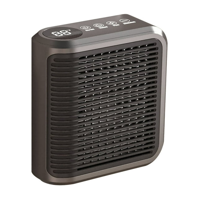 Ohufall Multi-Function Timing Electric Mini Heater, Plug-In Wall Mounted Indoor Space Heater for Bathroom & Small Bedroom, Space-Saving Wall Mounted Heater