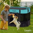 thumbnail image 2 of Jaula Pet Playpen Love's Cabin para cachorros y perritos, para interiores y exteriores, 2 of 7