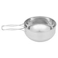 thumbnail image 3 of Stainless Steel Camping Cookware Pot and Bowl for Outdoor Use Silver Perfect for Picnic Camping, 3 of 5