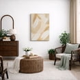 thumbnail image 5 of Canvas Print Neutral Abstract Wall Art Beige MInimalist Decorative for Living Room Bedroom - 24"x36", 5 of 8