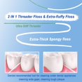 thumbnail image 3 of Hilo dental DanTicy 840D tipo esponjoso, 50 unidades, 3 of 7