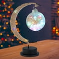 thumbnail image 6 of Relax love The Enchanted Lunar Lamp USB/Battery Powered LED Moon Lamp Hanging Memorial Moon with Stand Crescent Bedroom Bedside Table Décor Night Lamp Kids Gifts,Colorful, 6 of 7