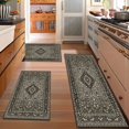 thumbnail image 2 of Kitchen Rugs Sets of 3 Non Slip Washable Kitchen Mats for Floor, Waterproof Kitchen Runner Rug, Floor Mat Carpet for Entryway, Laundry, Sink, Hallway, Bathroom, 2 of 10