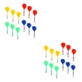 thumbnail image 1 of relayinert 12 Pieces/Set Magnetic Darts Plastic Wing Indoor Game Strong Adsorption Lightweight Practical Safety Replacement Darts 2Set, 1 of 6