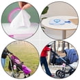 thumbnail image 3 of 2Pcs Portable Baby Wipes Boxes Baby Stroller Hanging Wipes Cases (Assorted Color), 3 of 6
