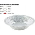 thumbnail image 2 of PACTOGO Disposable 5" Aluminum Foil Tart Pan with Clear Dome Lid | 5 Inch Round Cake Pan for Baking Personal Mini Pies, | Oven Safe Tins Easy Stack & Store, Freeze & Reheat (Pack of 50 Sets), 2 of 9