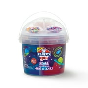 Elmers Gue Premade Slime Bucket, Space Adventure Theme, 3 lb. Bucket with 3 Types of Slime and 3 Sets of Add-Ins, Multi Color