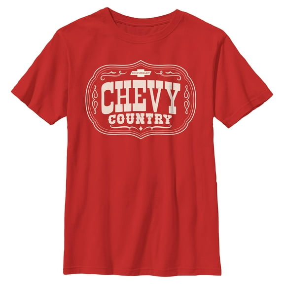 Boys General Motors Chevy Country Logo T Shirt