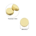 thumbnail image 2 of Uxcell Stamping Blank Brass Round DIY Tags Yellow, 6mm/0.2 inch for Crafts Decoration, Pack of 12, 2 of 7