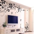thumbnail image 2 of Adhesivo de pared flores zarcillo imagen de pared sala de estar dormitorio hogar pared deco, 50 cm * 70 cm oso de fresa Electrónica, 2 of 4