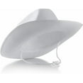 thumbnail image 6 of Bedwina White Cowboy Hat - (Pack of 2) for Adults with Adjustable Neck Drawstring, Dress-up Parties, and Play Costume Accessories, Fits Most Teen Girls Boys, 6 of 7