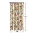 thumbnail image 5 of Pioneer Flower Floral Print Pattern Shower Curtain 36"x72", Bathroom Decorative Shower Curtain Set with 12 Hooks, Waterproof Washable, 5 of 6
