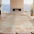 thumbnail image 2 of Design&I 5'x7' Washable Area Rug Snag-Free, Skid-Resistant Entryway Ru Vintage Distressed Bordered Door Front Doormat Entrance for Dining Room, Under Table, Home Office, 2 of 7