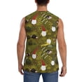 thumbnail image 4 of Balery Gnomes Playing in the Garden Camisetas sin mangas para hombre, absorbe la humedad y protege contra el mal olor.-X-Large, 4 of 7