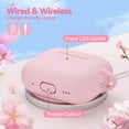 thumbnail image 7 of Suitable for AirPods Pro 3 phone case (2025 new model), soft silicone phone case with cleaner and keychain, providing comprehensive protection (pink), 7 of 7