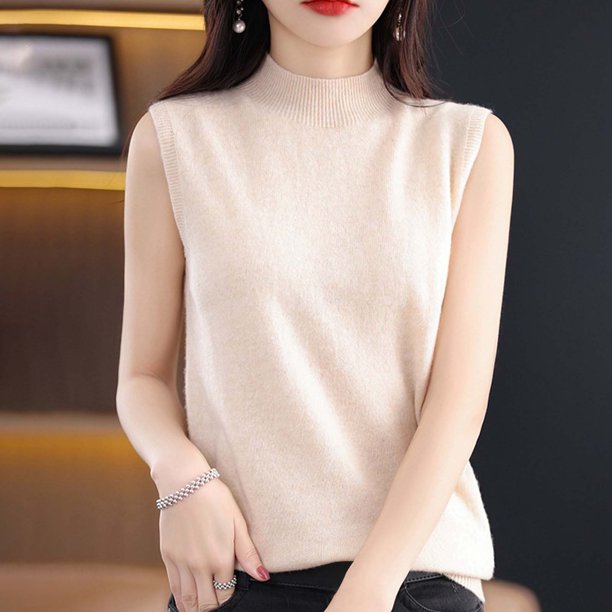 mfyjkho Camisetas Sin Mangas Para Gimnasio Para Mujer, Camiseta De Tirantes Informal De Color Liso, Holgada Y Cómoda, Sin Mangas Y Con Cuello En V Para Mujer. Tops Para Mujer M