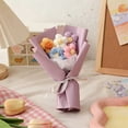 thumbnail image 6 of Crochet BouquetofFlowers, DecorationsforHome, Flower Decorations, Mother Day Gifts, Home Decor GiftsforWomen, 5 Hobby, 1 Set, 6 of 7
