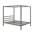 thumbnail image 4 of DHP Modern Metal Canopy Poster Bed, Queen, Gunmetal Gray, 4 of 13