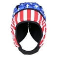 thumbnail image 3 of TUOY Football Helmet Multi-Color Soft Helmet Flag Football Rugby Soft Shell Helmet Soccer Headgear Protection for Youth Adults, 3 of 8