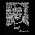 thumbnail image 2 of LA Pop Art Men's Premium Blend Word Art T-shirt - ABRAHAM LINCOLN - GETTYSBURG ADDRESS, 2 of 2
