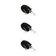 thumbnail image 4 of relayinert No Scratching Item Rubber Luggage Rope Protects Delicate Surfaces Damage black 3Set, 4 of 6