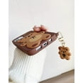 thumbnail image 2 of Phone Case for iPhone 13 Pro Case Cute iPhone Case Teddy Bear Creative Phone Case with Keychain Cartoon iPhone Case Soft Silicone Bumper Shockproof Cover Protective Case for Women Girls, 2 of 14