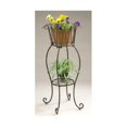 thumbnail image 1 of Deer Park D68 PL216X 16 In. Metal Tall Round Wave Planter, 1 of 1