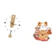 thumbnail image 4 of Reloj de pared,Reloj de pared decorativo para baño o dormitorio,Reloj de pared,Reloj de pared silencioso con forma de gato,ideal para amantes de los gatos.,Lindo reloj de pared para, 4 of 7