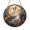 Acrylic 3.5 Inch, variant on Stained Glass Style Rabbit Moon Suncatcher, Fantasy Animal Window Art Panel with Moon Theme, Decorative Hanging Ornament