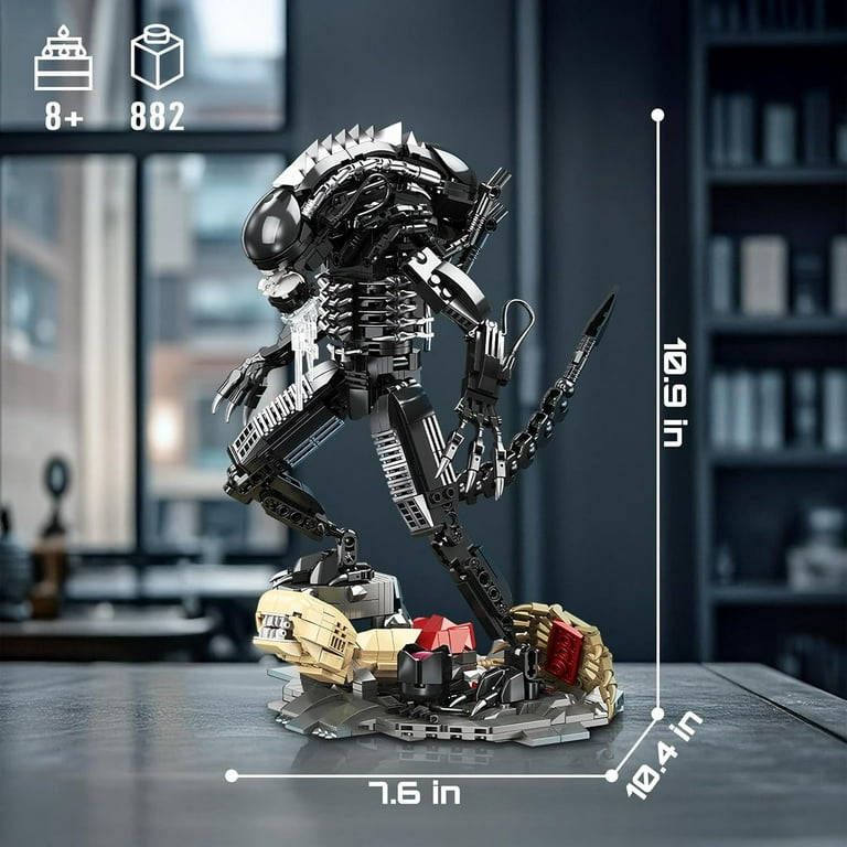 GZBrick Xenomorph Action Figure Building Sets for Adults