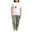 thumbnail image 4 of CafePress - Milk And Cookies Couples Love Pajamas - Women's Short Sleeve Print T-Shirt and Pants Light Cotton Pajama Set, 4 of 7