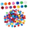 thumbnail image 5 of 200 Pieces Pom Poms Balls Craft Supplies Soft Polyester for Kids DIY Art Projects Holiday Party Decor, 5 of 9