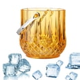 thumbnail image 1 of Cubo de hielo, cubo de vino con asa, enfriador de vino de cerveza de champán, cubo enfriador de bebidas para botellas de cerveza, botella de vino Marrón Macarena Cubeta de hielo, 1 of 8