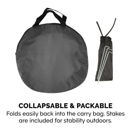 Pop-up Pet Play Pen - Large, Gray