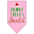 thumbnail image 6 of Christmas Pet and Dog Bandana Screen Printed, "Don't Tell Santa", 6 of 10