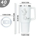 thumbnail image 3 of Chaos Coordinator Tumbler with Handle and Straw Chaos Boss Cup Coffee Travel Mug Thanks Gifts for Boss Women Coworker Manager Mom Dad Workers-40 oz Laser Engraved, 3 of 6