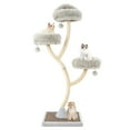 thumbnail image 1 of Costway Cat Tree Tower 70" Multi-Level Kitten Activity Center with 3 Perches & Balls Gray, 1 of 8