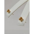 thumbnail image 2 of Ahansh Jewels Round Cut Yellow Citrine Stud Earring For Women's 925 Sterling Silver, 2 of 4
