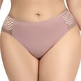 thumbnail image 6 of YWDJ Cheeky Panties for Women Lace Plus Size Lightweight No Show Comfortable Temperament Fashion Lace Oversized Lace Patchwork Underwear Pink XL, 6 of 8