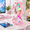 Pink, variant on Pink RGB Stand with USB Ports, 10 Light Modes, Non-Slip Desk Accessory