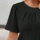 thumbnail image 5 of Xuyuer Womens T Shirts Short Sleeve Summer Tops Pleated T Shirt Casual Blouses Spring Clothes Beach Vacation 2025, 5 of 5