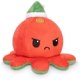 thumbnail image 1 of TeeTurtle - El peluche de pulpo reversible original - Azul feliz + azul claro triste - Lindos animales de peluche sensoriales que muestran tu estado de ánimo 4 pulgadas, 1 of 4