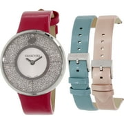 Women's 5096698 Silver Leather Swiss Quartz Watch