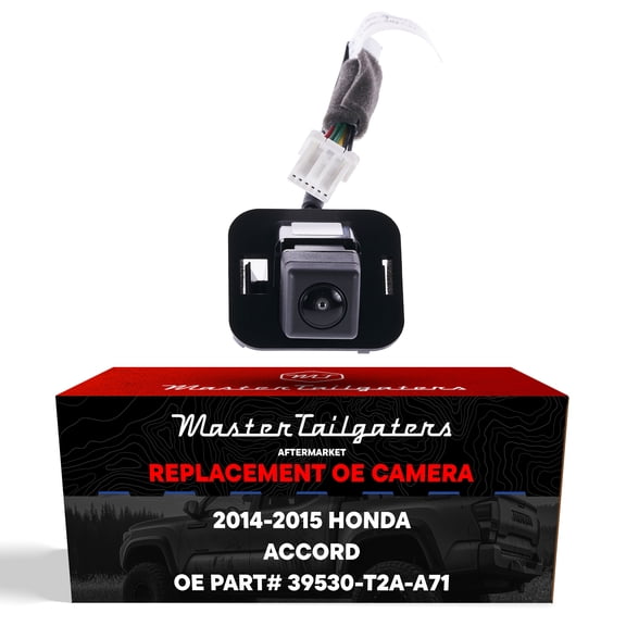 Master Tailgaters Replacement  Honda Accord Sedan (EX, LX, Sport), Accord Hybrid (2014-2015) Backup Camera OE Part # 39530-T2A-A71