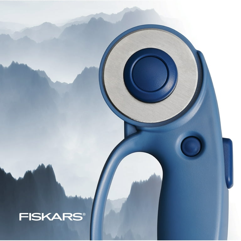 Fiskars Rotary Cutter Mountain Haze 45mm Loop Handle Fabric Vinyl