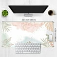 thumbnail image 2 of Keyboard mat Boho Pastel Painting Mousepad Matcha Green Plant Abstract Accessories Desk pad Mouse mat Desk mat for Desktop Gamer Girl Office Accessories for Women Large Desk mats, 31.5 x 15.75 in, 2 of 4